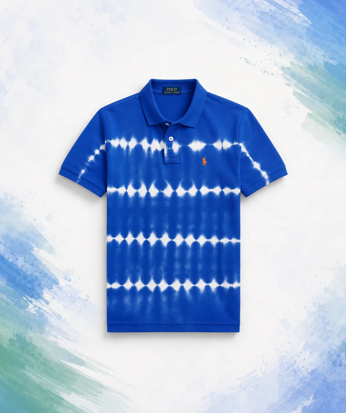 Tie-Dye Polo Shirt