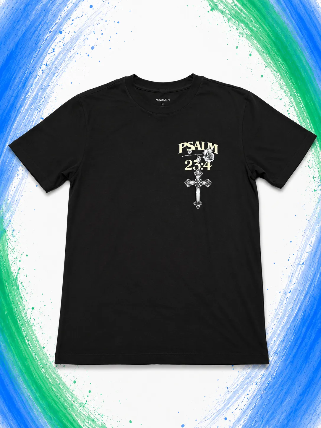 Psalm 23:4 Boxy Cut Graphic Tee