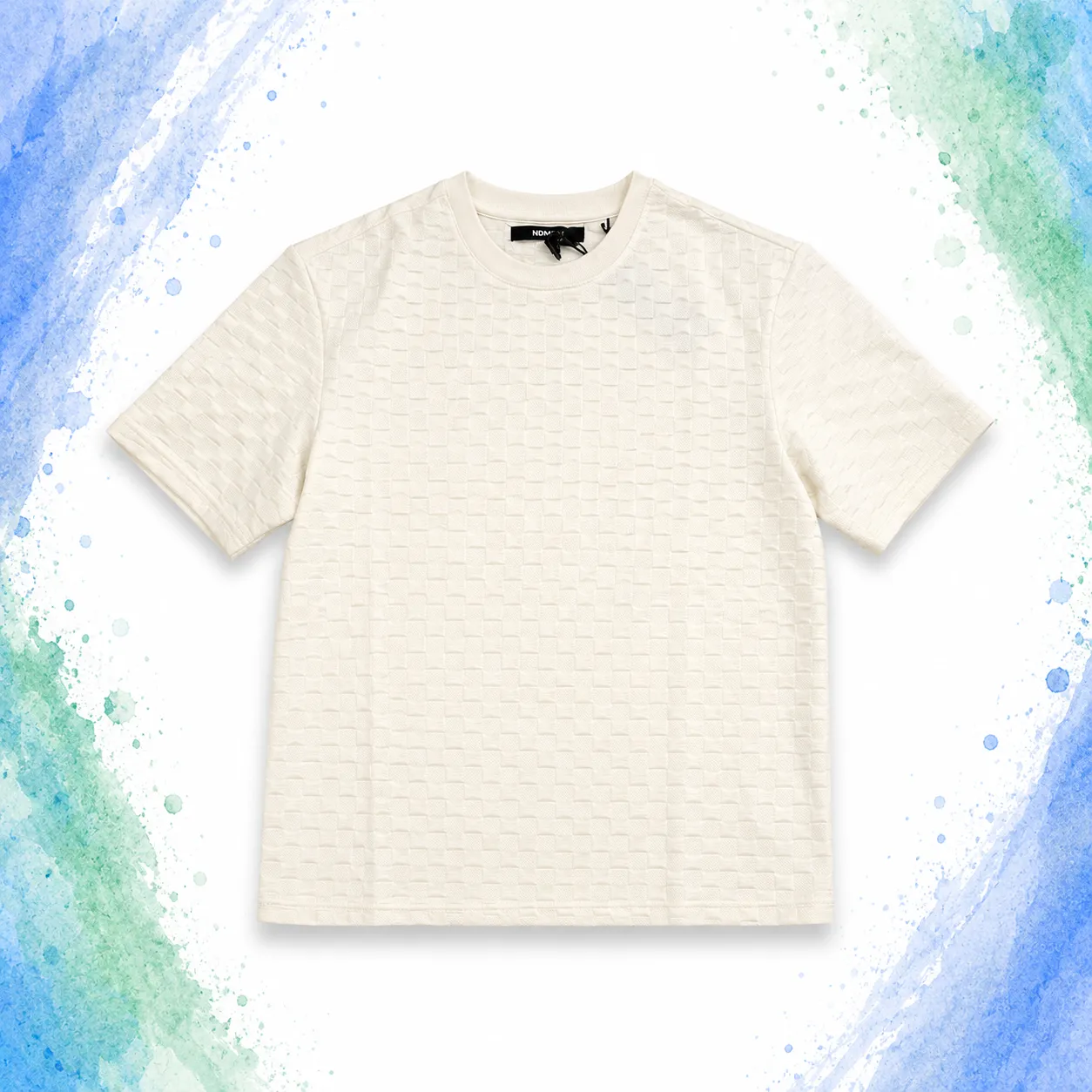 Textured Grid Tee