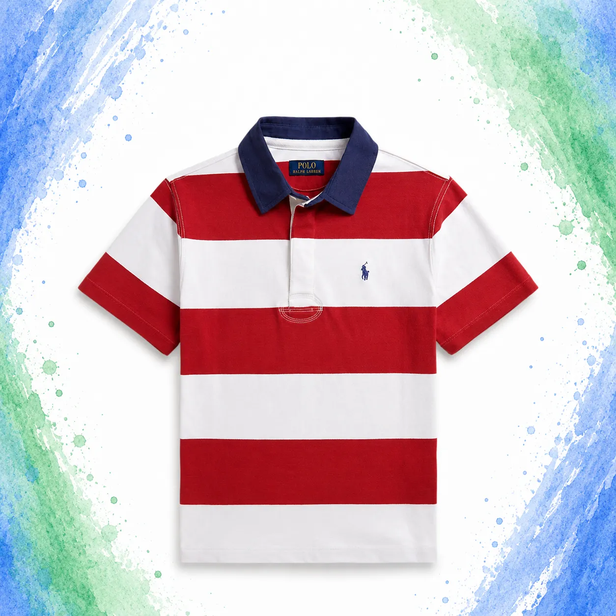 Polo Striped Rugby Shirt
