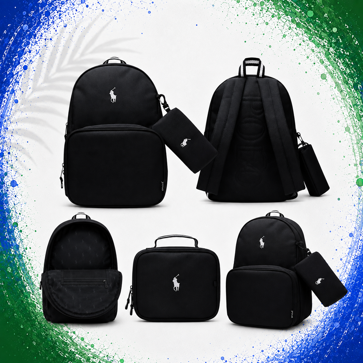 Classic Polo 3-Piece Backpack Set