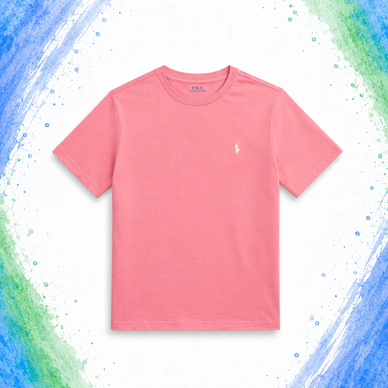 Classic Small Pony Polo Tee — Pink